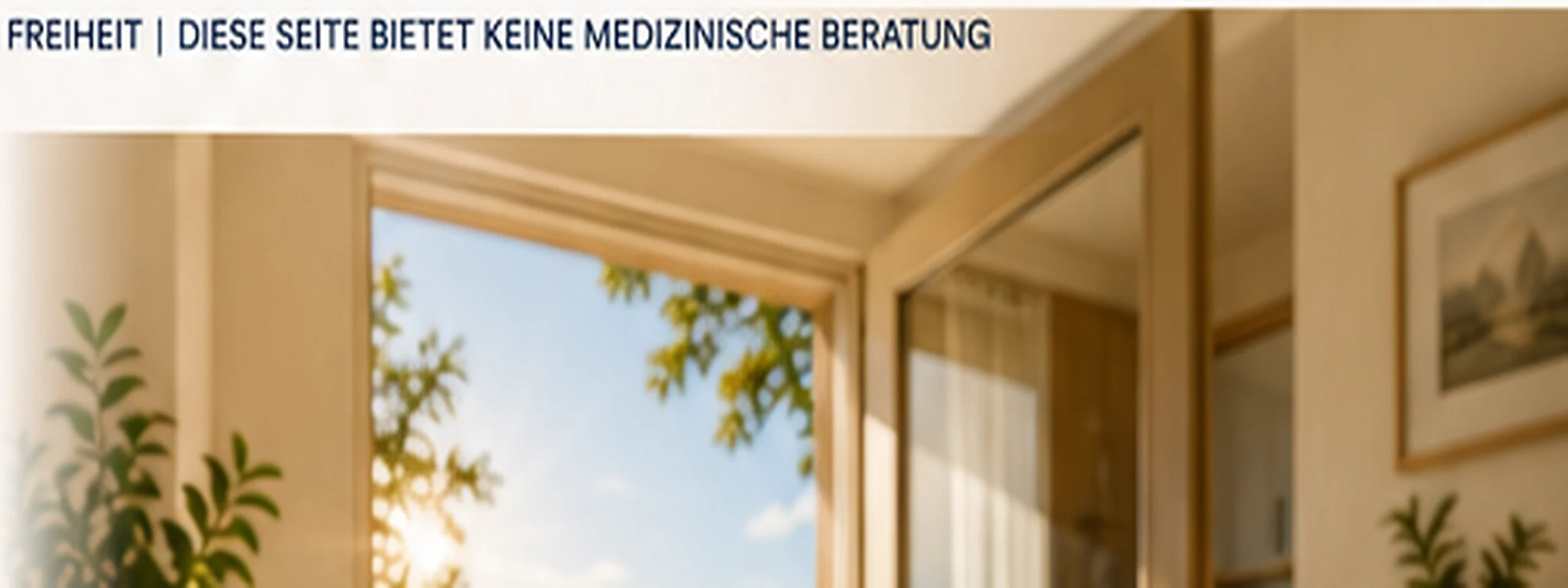Helle Immobilie mit Blick in eine mitteleuropäische Landschaft